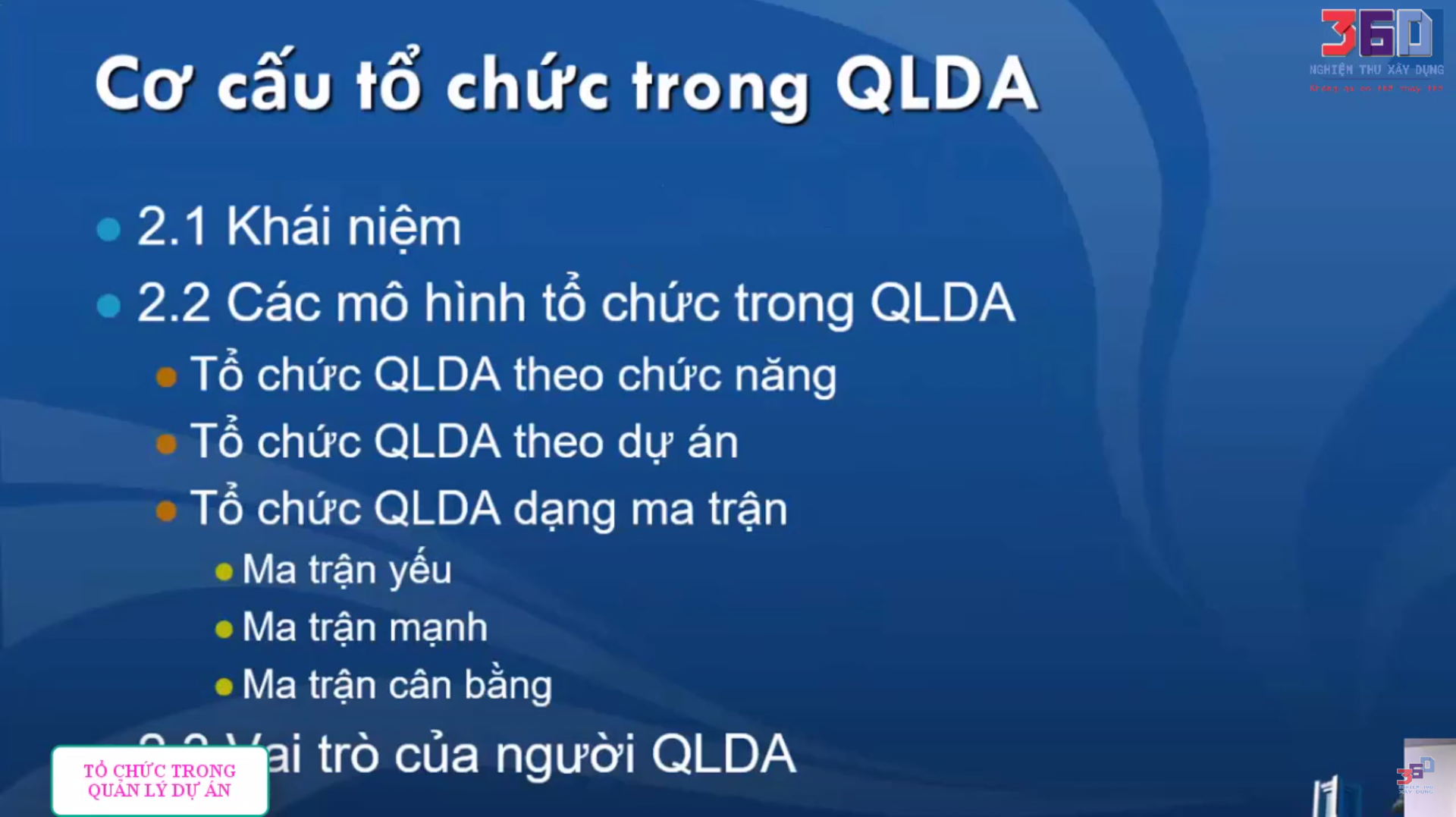 Cơ cấu và tổ chức trong Quản lý dự án (Pic Poc)